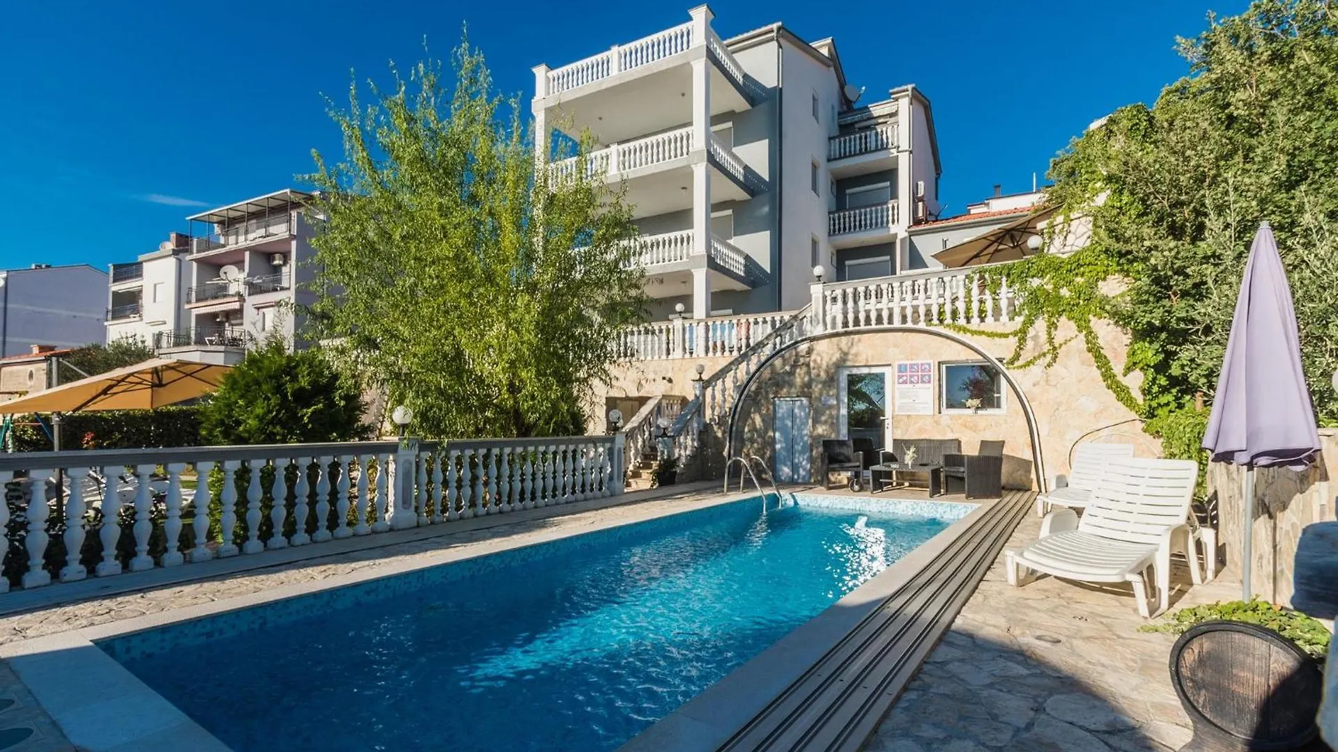 Appartement Mit Privater Terrasse Und Meerblick Crikvenica Apartment